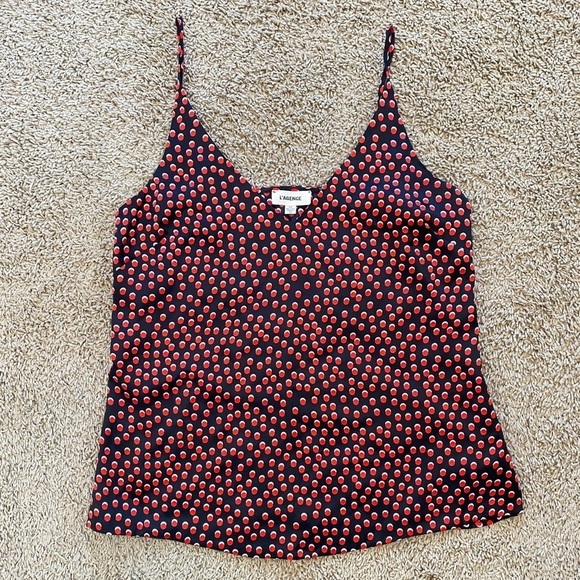 L’Agence Silk V-Neck Camisole Gabriella Tank - Picture 8 of 14